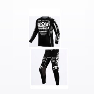 Traje FXR Podium MX – Black/White (INFANTIL).