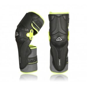 Rodilleras Acerbis X-Strong - Negro/Amarillo.