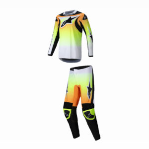 Traje Alpinestars Fluid Wurx – Amarillo/Negro 2025.