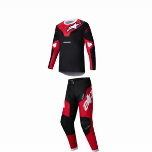 Traje Alpinestars Veil – Negro/Rojo 2025.